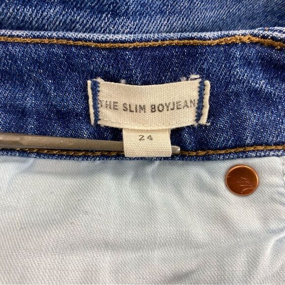 Madewell Women High Rise The Slim Boyjean: Rip and Repair Edition | Size: 24 - Picture 13 of 15